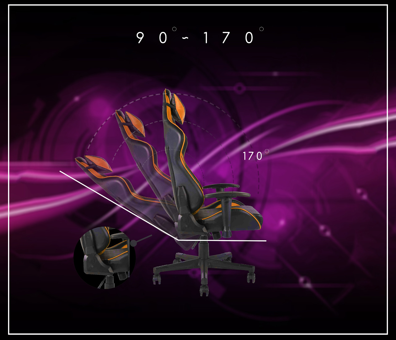 New EverRacer Gaming Office Chair PU Leather Black & Red Everracer Austrialia