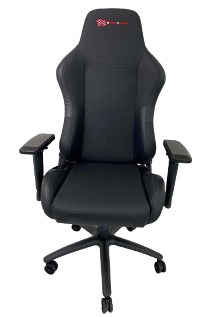 EverRacer Gaming & Executive Office Chair with Armrests & Lumbar Support - Black